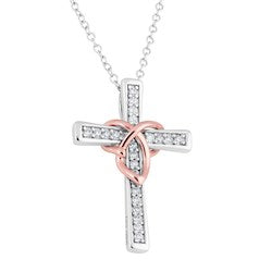 Silver Elegance Cross Necklace