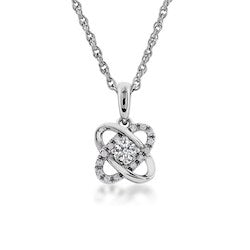 Silver Elegance Love Knot Necklace / Earrings