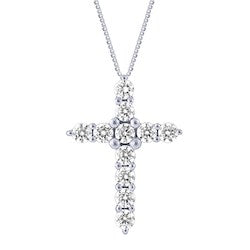 Silver Elegance Cross Necklace