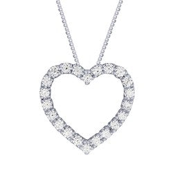 Silver Elegance Heart Necklace