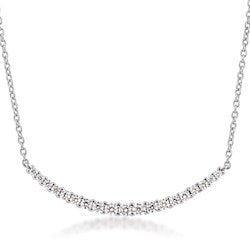 Silver Elegance Bar Necklace